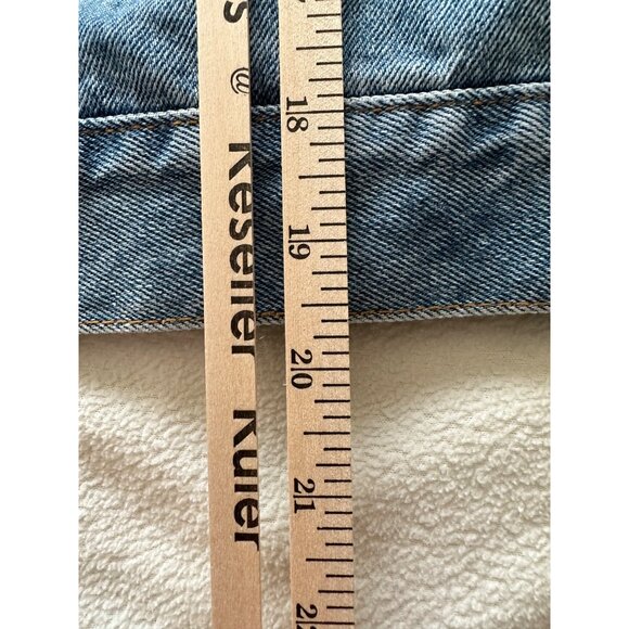 Vintage Bill Blass 90's Women's Short Blue Denim Trucker Jacket Size Medium - Picture 12 of 12